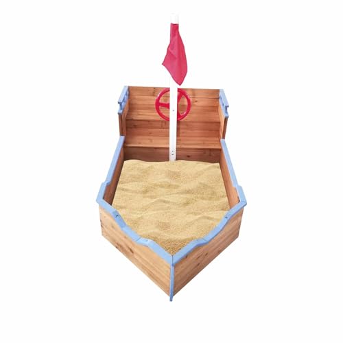 Outdoor Toys Sandkasten Boot aus Holz Boot - 2